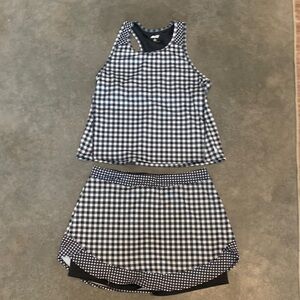 Avia Black and White Apparel. Tennis dress